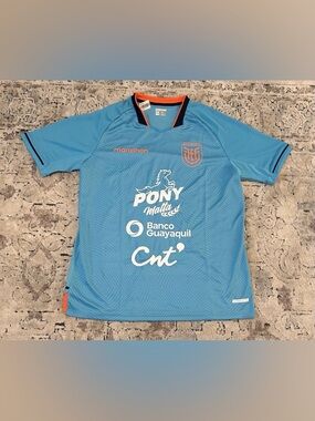 Marathon Authentic Ecuador National Team Turquoise Training Jersey Men’s Sz: L